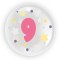 Balon 45 cm - Cyfra 9 dla dziewczynki