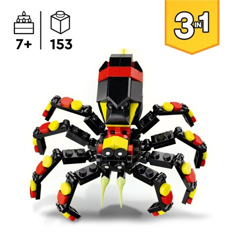 LEGO 31159 CREATOR 3w1 Dzikie zwierzęta Zaskakujący pająk LEGO 31159 CREATOR 3w1 Dzikie zwierzęta Zaskakujący pająk