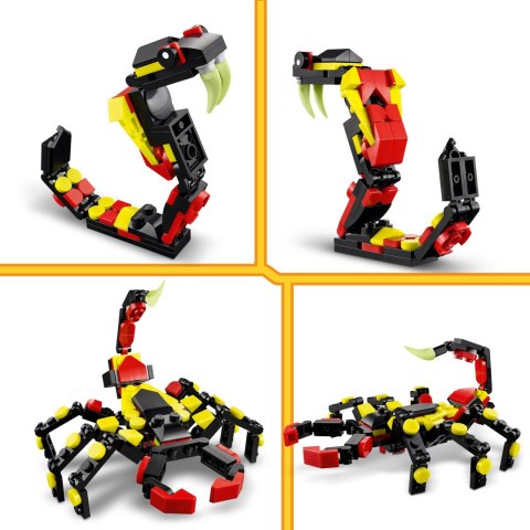 LEGO 31159 CREATOR 3w1 Dzikie zwierzęta Zaskakujący pająk LEGO 31159 CREATOR 3w1 Dzikie zwierzęta Zaskakujący pająk