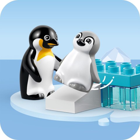 LEGO 10442 DUPLO Rodziny dzikich zwierząt: pingwiny i lwy LEGO 10442 DUPLO Rodziny dzikich zwierząt: pingwiny i lwy