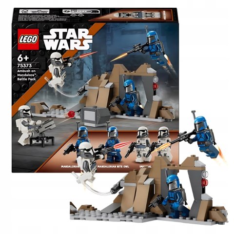 LEGO 75373 STAR WARS Pakiet bitewny Mandalorian Ambush LEGO 75373 STAR WARS Pakiet bitewny Mandalorian Ambush
