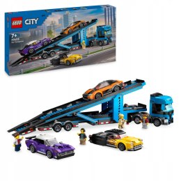 LEGO 60408 CITY Laweta z samochodami sportowymi