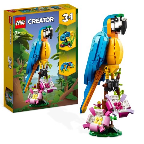 LEGO 31136 CREATOR 3w1 Egzotyczna papuga LEGO 31136 CREATOR 3w1 Egzotyczna papuga