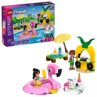 LEGO 42658 FRIENDS Impreza na basenie z jednorożcem i flamingiem