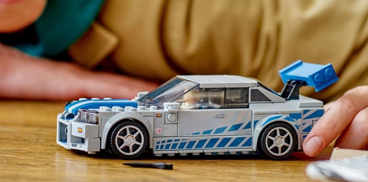 LEGO Speed Champions Nissan Skyline GT-R (R34) z filmu Za szybcy, za wściekli 76917 dziecko kreatywność zabawa nauka rozwój klocki figurki minifigurki jakość tradycja konstrukcja nauka wyobraźnia role jakość bezpieczeństwo wyobraźnia budowanie pasja hobby funkcje instrukcje